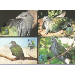 Wyspy Salomona 1993, WWF: ptaki. Karty maksimum