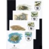 Wyspy Św. Tomasza i Ks. 2001, WWF: żółwie. FDC
