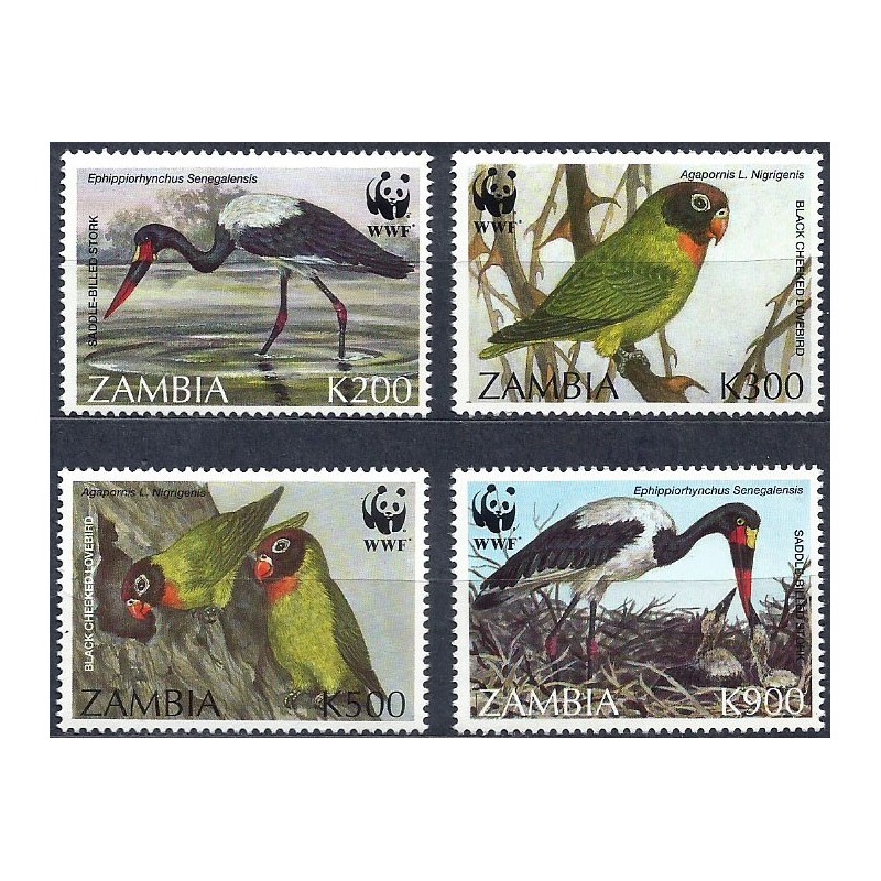 Zambia 1996, WWF: ptaki **