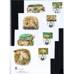 Zambia 2008, WWF: ssak kudu. FDC