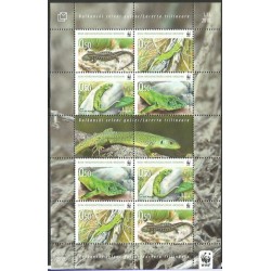 Bośnia 2010, WWF: jaszczurka. Blok **