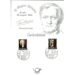 Niemcy 1985, Muzyka: R. Wagner. Bayreuth, karnet