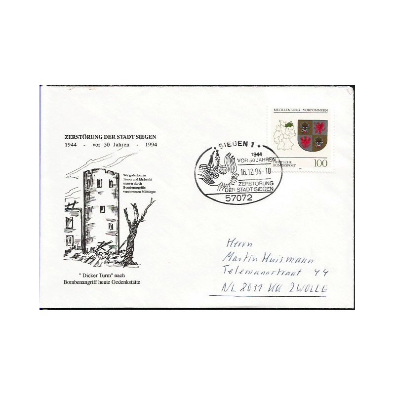 Niemcy 1994, Straż pożarna, pożar, II wojna. Siegen