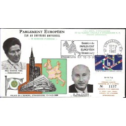 Francja 1980, Unia Europejska, parlament. Koperta
