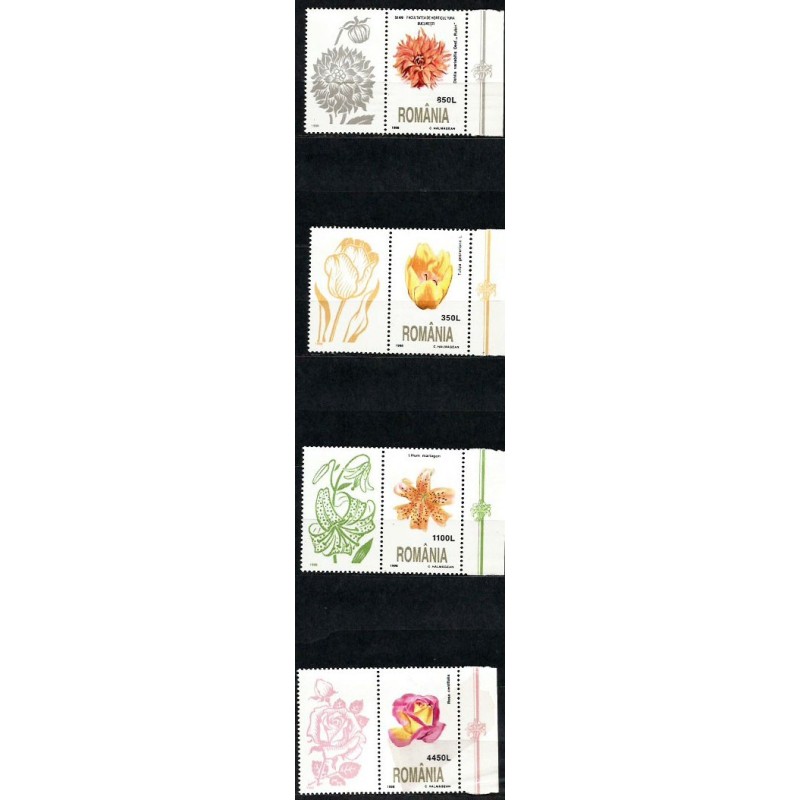 Rumunia 1998, Flora, kwiaty **