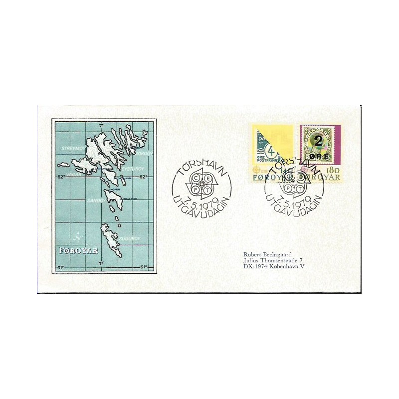 Wyspy Owcze 1979, Cz. SŁANIA. FDC