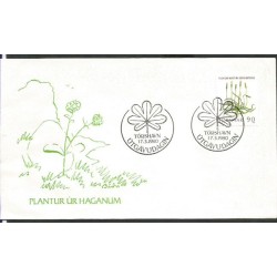Wyspy Owcze 1980, Kwiaty. FDC