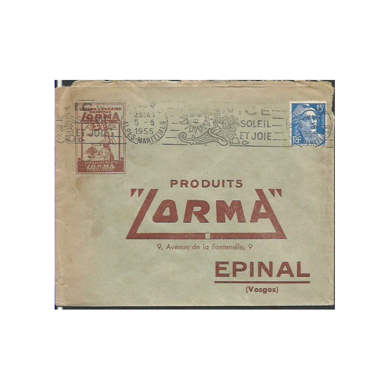 Francja 1955, Kwiaty, słońce. Nicea