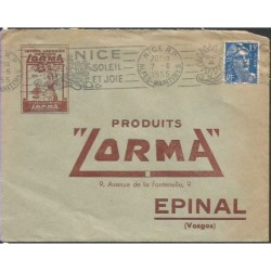 Francja 1955, Kwiaty, słońce. Nicea