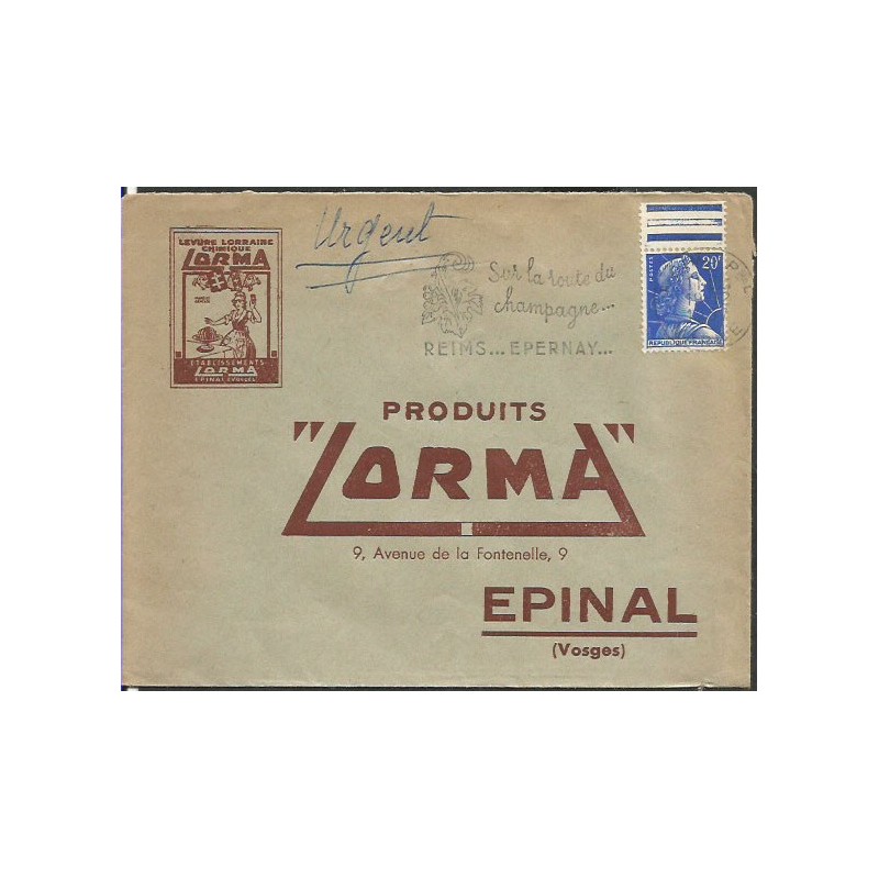 Francja 1957, Alkohol, szampan, winogrono. Reims