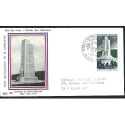 Francja 1969, II wojna, bitwa pod Mont Mouchet. FDC