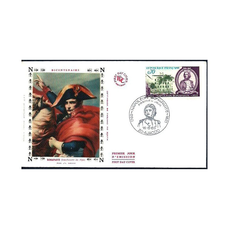 Francja 1969, Napoleon Bonaparte. FDC