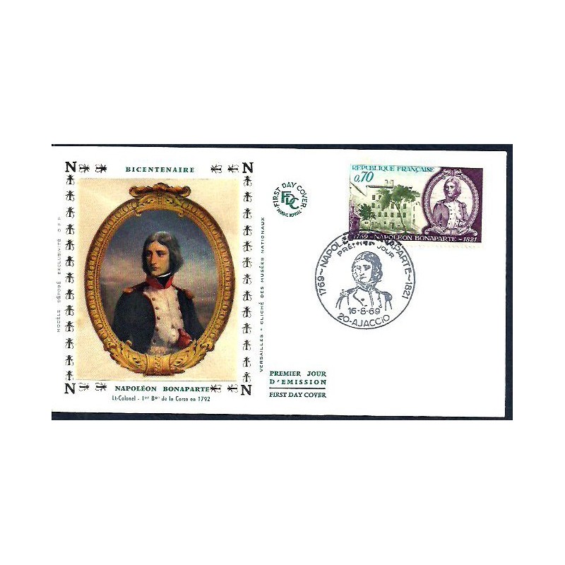 Francja 1969, Napoleon Bonaparte. FDC
