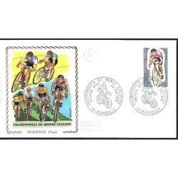 Francja 1972, Rower, kolarskie MŚ. FDC Marsylia