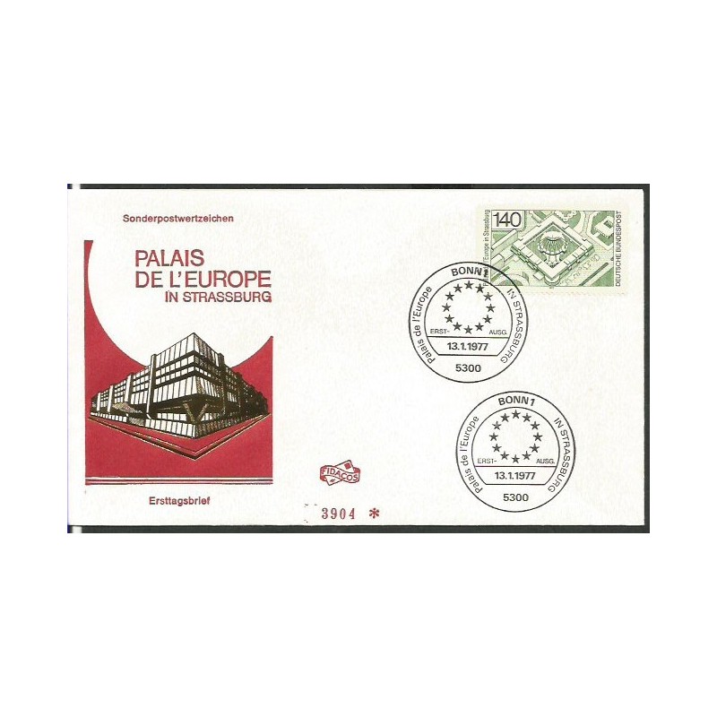 Niemcy 1977, Unia Europejska. FDC