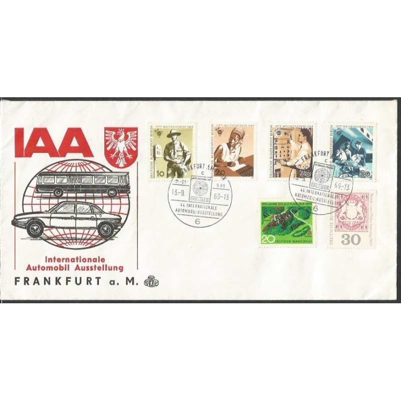 Niemcy 1969, Samochody, wystawa. Frankfurt