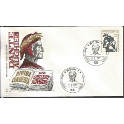 Niemcy 1971, Dante Alighieri, literatura. FDC