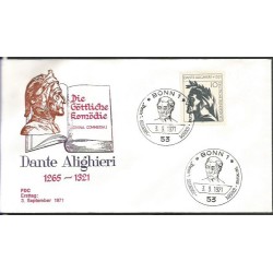 Niemcy 1971, Dante Alighieri, literatura. FDC