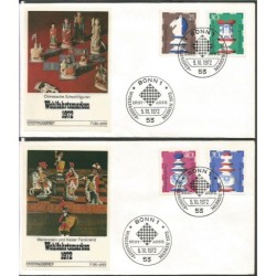Niemcy 1972, Szachy. FDC
