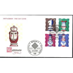Niemcy 1972, Szachy. FDC