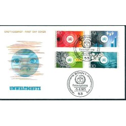 Niemcy 1973, Ochrona przyrody, natura, żywioły. FDC