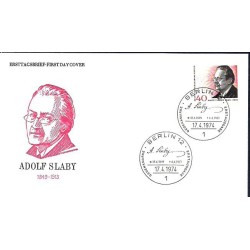 Niemcy 1974, A. Slaby, elektronika, matematyka. FDC