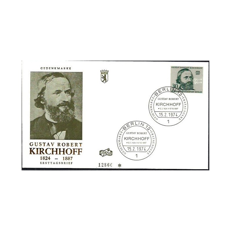 Niemcy 1974, G. Kirchhoff, fizyka. FDC