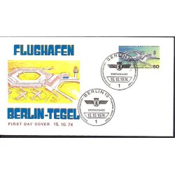 Niemcy 1974, Lotnisko Tegel. FDC