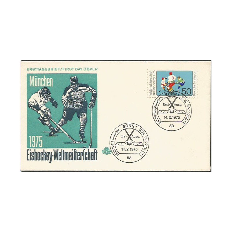 Niemcy 1975, Hokej, MŚ. FDC