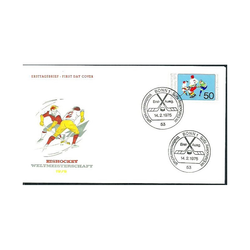 Niemcy 1975, Hokej, MŚ. FDC