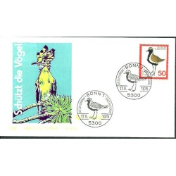 Niemcy 1976, Fauna, ptak siewka. FDC