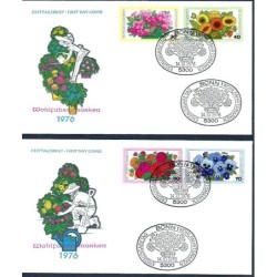 Niemcy 1976, Kwiaty. FDC