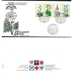 Niemcy 1977, Kwiaty. FDC
