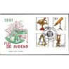 Niemcy 1981, Astronomia, przyrządy. FDC