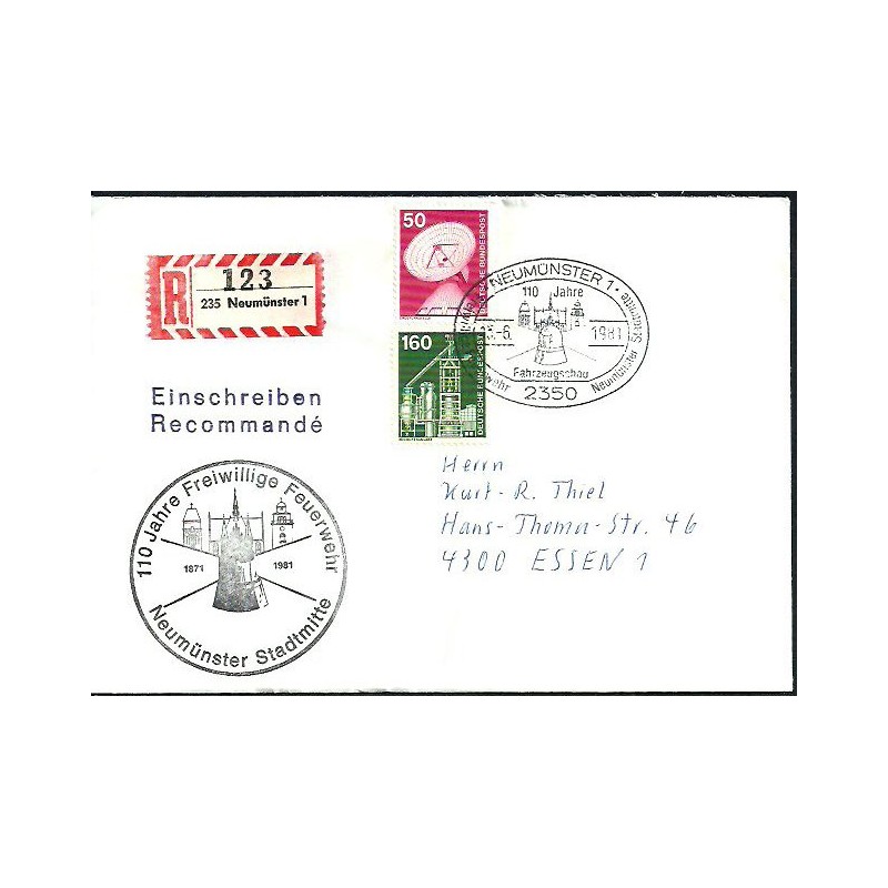 Niemcy 1981, Straż pożarna. Neumunster, polecony