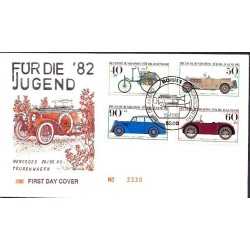 Niemcy 1982, Samochody, motoryzacja. FDC