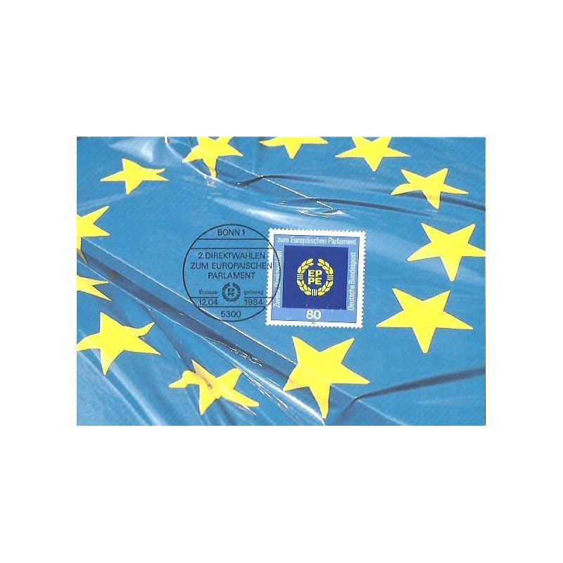 Niemcy 1984, Unia Europejska, parlament. Karta maksimum