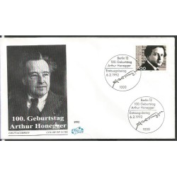 Niemcy 1992, A. Honegger, muzyka. FDC