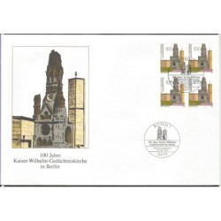 Niemcy 1995, Kościół cesarza Wilhelma. FDC