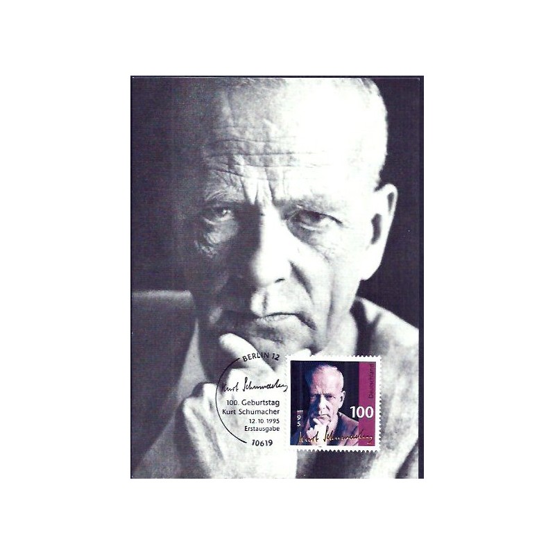 Niemcy 1995, Kurt Schumacher, polityka. Karta maksimum