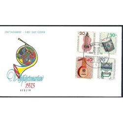 Niemcy Berlin 1973, Muzyka, instrumenty. FDC