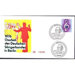 Niemcy Berlin 1976, Muzyka, Towarzystwa śpiewacze, chór. FDC