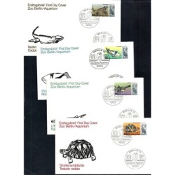 Niemcy Berlin 1977, Zoo, fauna. FDC