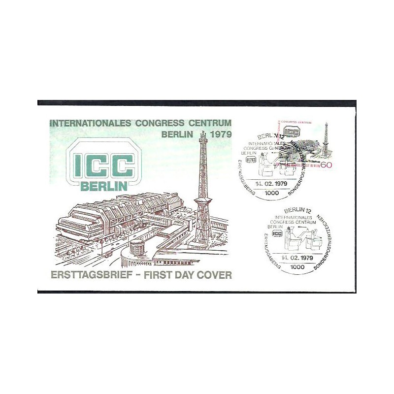 Niemcy Berlin 1979, Centrum kongresowe. FDC