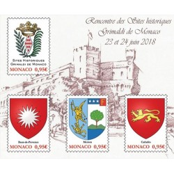 Monako 2018, Herby, zamki. Blok **