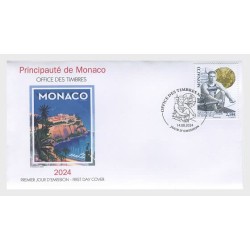 Monako 2024, Letnia olimpiada Paryż 1924, wioślarstwo. FDC