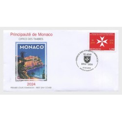 Monako 2024, Malta, zakon maltański, poczta. FDC