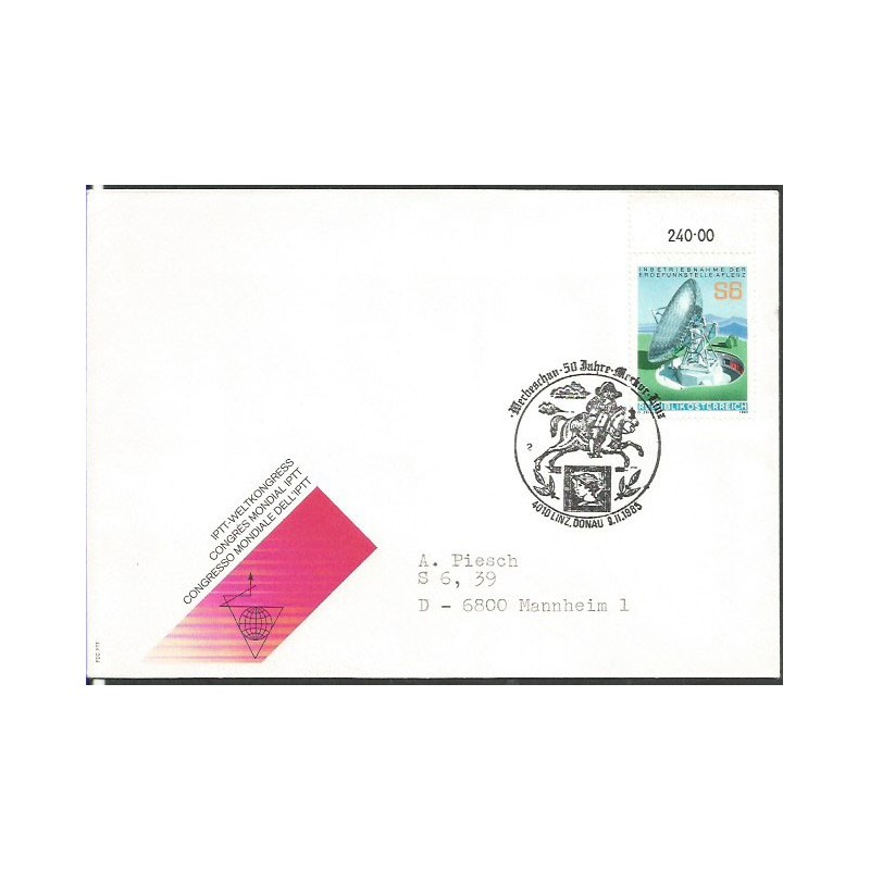 Austria 1985, Poczta, historia, goniec. Linz