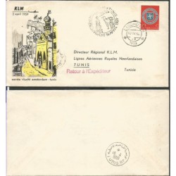 Holandia 1959, Lot do Tunisu, Tunezja