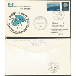 Holandia 1969, Lot do Entebbe, Uganda